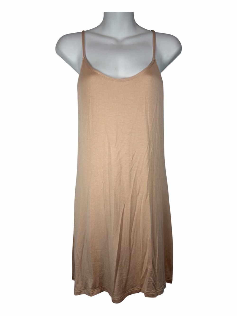 Eberjey Slip Dress Nude S Loungewear Neutral Chemise Underwear Adjustable Straps